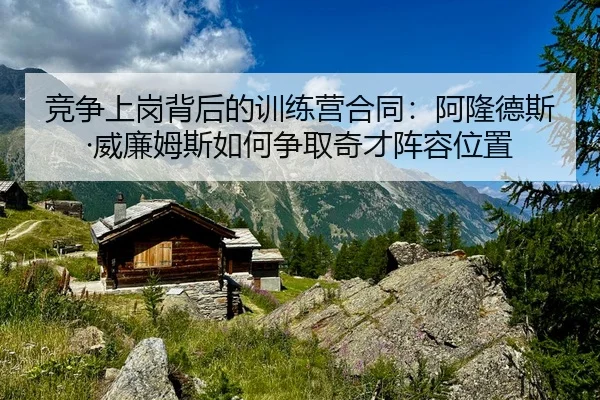 竞争上岗背后的训练营合同：阿隆德斯·威廉姆斯如何争取奇才阵容位置
